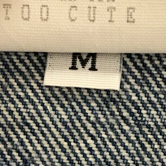 Vintage Too Cute Guetta Brothers Cut Off Shorts Women M Blue Betty Boop Raw Hem - Picture 5 of 13